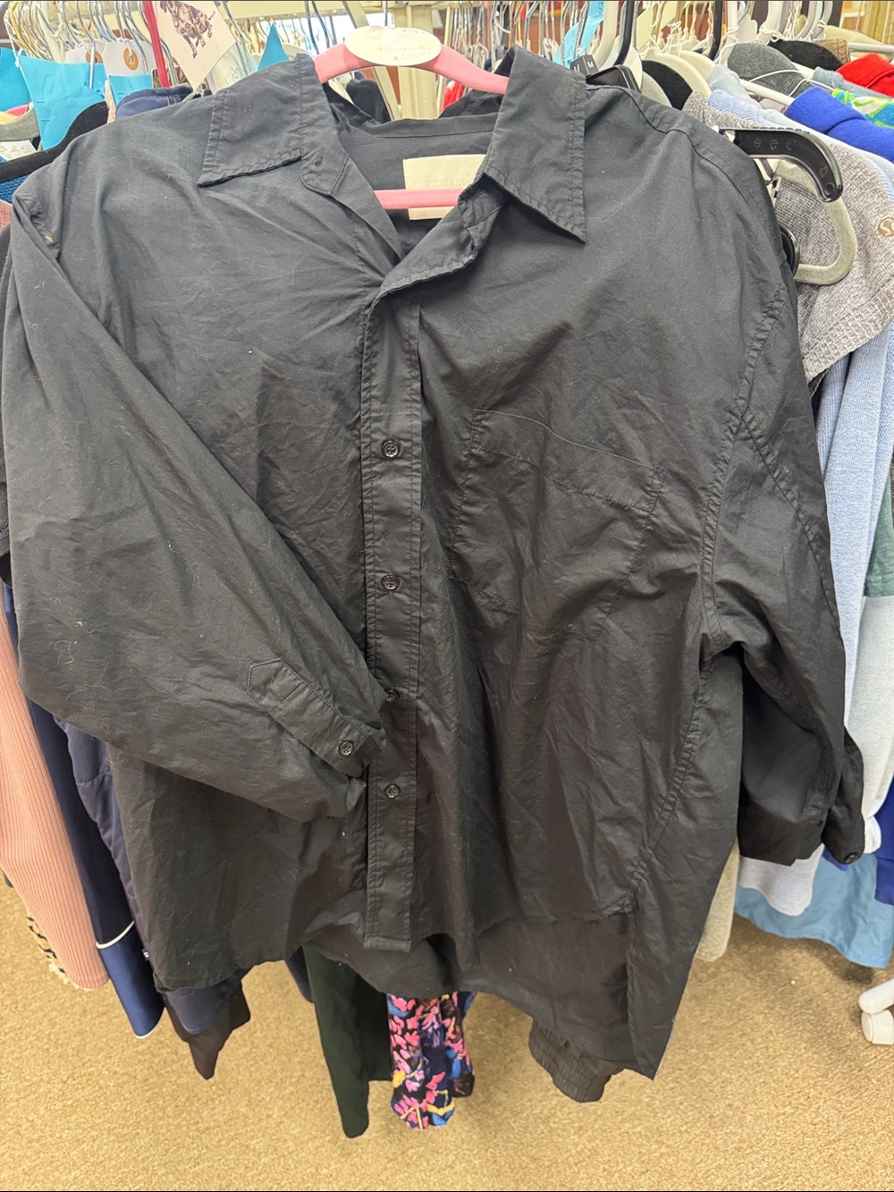Citizens Of Humanity Black Button-Front Women's Blouse